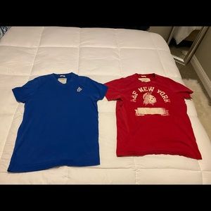 2 Abercrombie & Finch men’s shirts “Muscle” plus free shirt